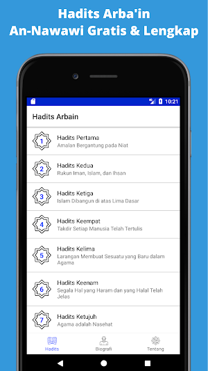 Hadits Arbai'n Nawawi Lengkap Screenshot 0
