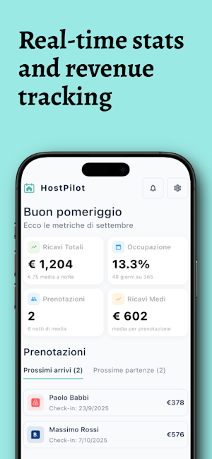 HostPilot: Gestione Affitti Screenshot 1