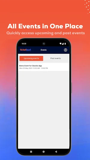 TicketKart Check-In Screenshot 1