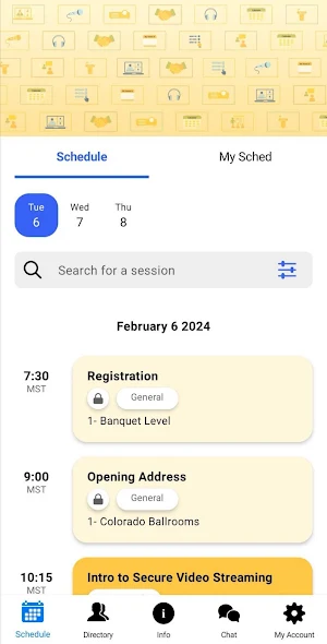 Therap Events Screenshot 0