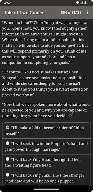 Tale of Two Cranes Screenshot 1
