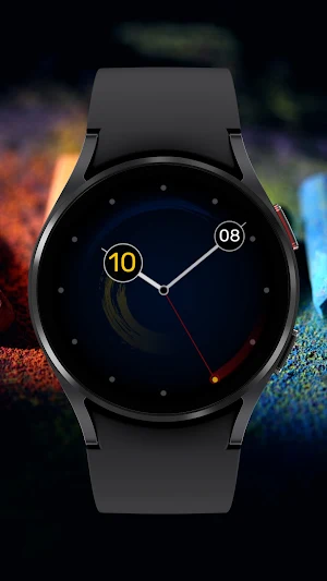Color Trails Watch Face Screenshot 0