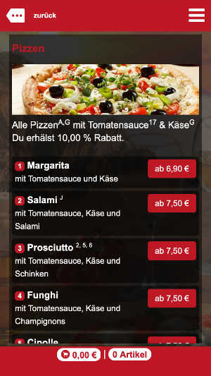 Antonios Pizza-Taxi Screenshot 1