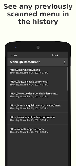 Menu QR Restaurant Screenshot 3