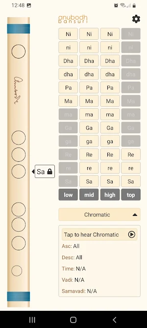 Bansuri Transposer Screenshot 0