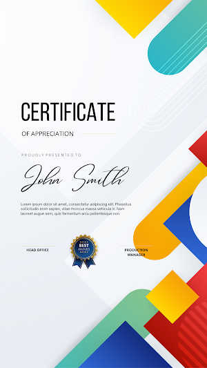 Certificate Maker & Template Screenshot 0