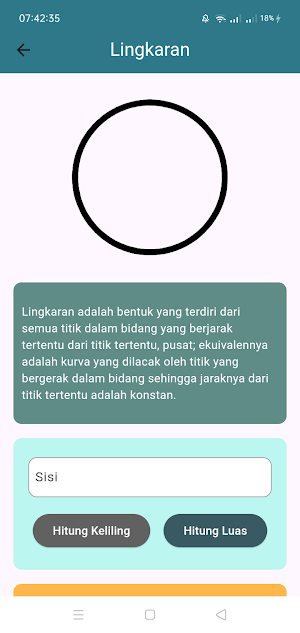 Belajar Latihan Bangun Datar Screenshot 1