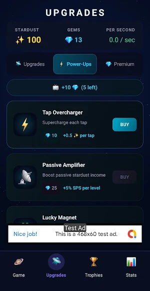 Cosmos Clicker: Idle Galaxy Screenshot 1