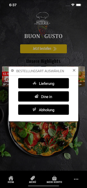 Pizzeria Buon Gusto Screenshot 1