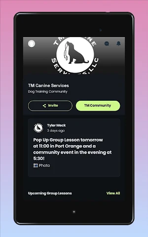 TM Canine Community Screenshot 3