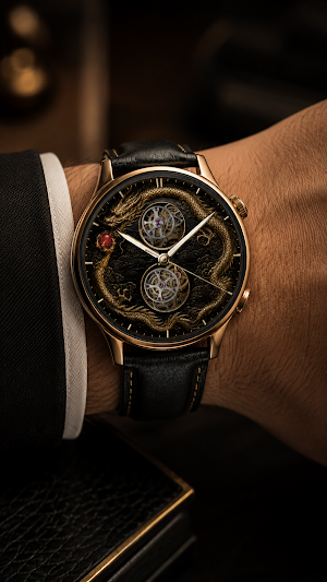 Ryu Dragon Japanese Watch Face Screenshot 1