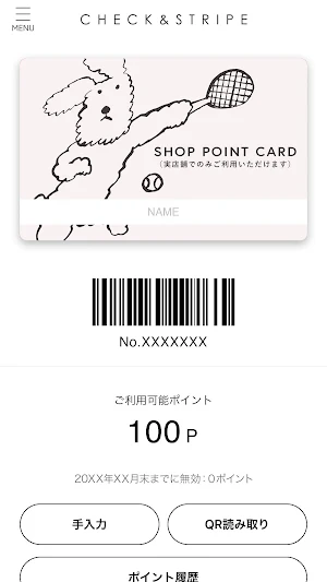 CHECK&STRIPE 公式アプリ Screenshot 2