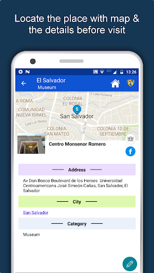 El Salvador Travel & Explore Offline Tourist Guide Screenshot 1