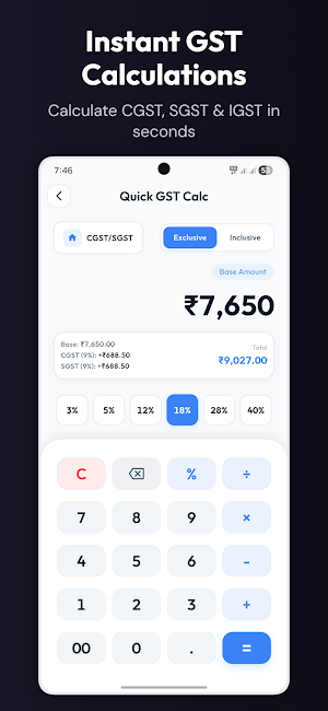 GST Calculator & POS Screenshot 2