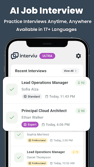 Interviu - AI Job Interview Screenshot 0
