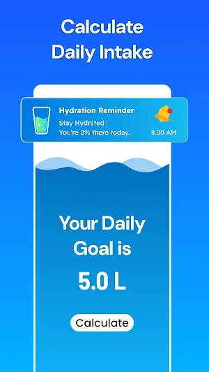 Water Reminder AI: Hydration Screenshot 0
