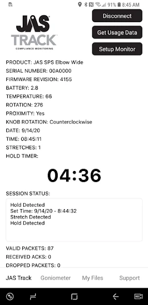 JAS Track Compliance Monitorin Screenshot 0
