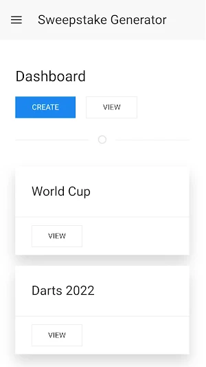 Sweepstake Generator Screenshot 0