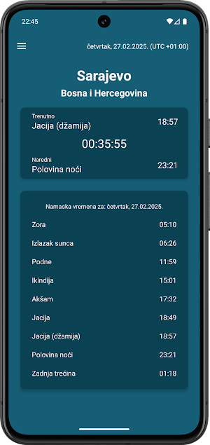 Vaktija 14.6° Screenshot 0