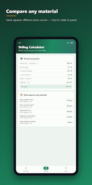 Siding Calculator Screenshot 0