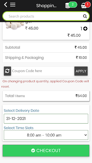 Vegfruitcart Screenshot 3