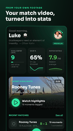 GKPT: Soccer Goalie Tracker Screenshot 1