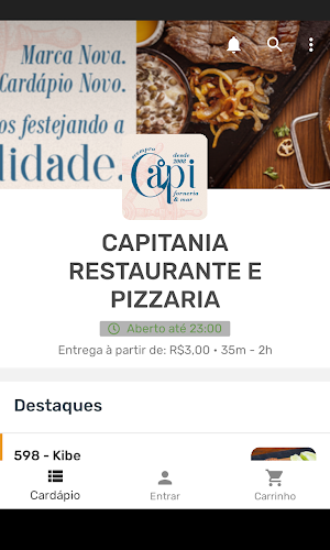 CAPITANIA RESTAURANTE E PIZZAR Screenshot 0