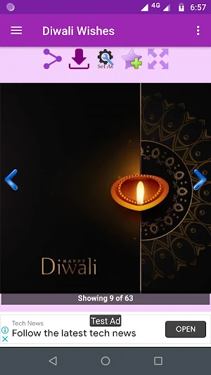 Diwali Wishes Gallery Screenshot 2