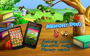 Memory match animals - fun & p Screenshot 1