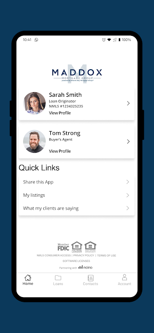 Apply With Maddox Mortgage Screenshot 0