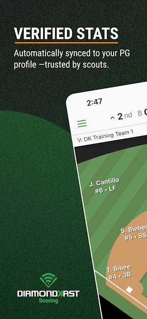 DiamondKast Scoring App Screenshot 0
