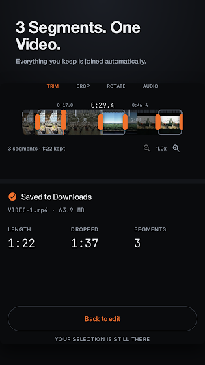 MultiCut : Video Edit & Merge Screenshot 1