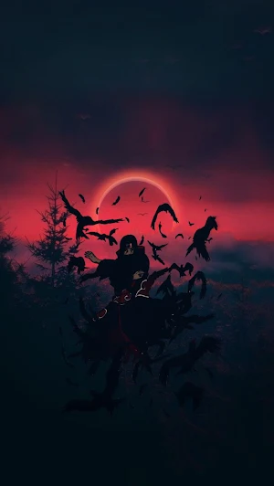 Uchiha Itachi 4K Wallpaper Screenshot 1