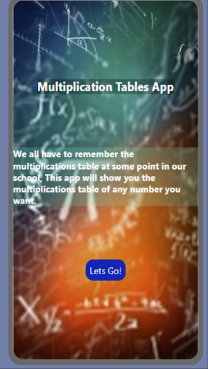 Multiplication Tables by Rayan Screenshot 0
