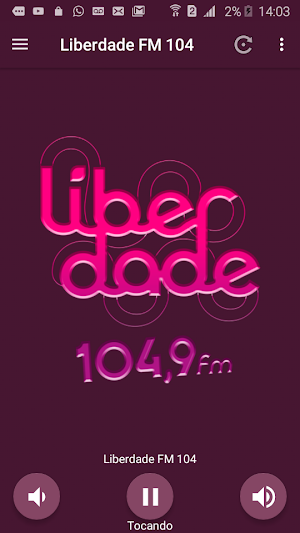 Liberdade FM 104,9 Nepomuceno - MG Screenshot 0