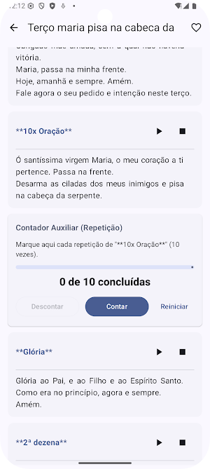 Terço Maria pisa na cabeça Screenshot 3