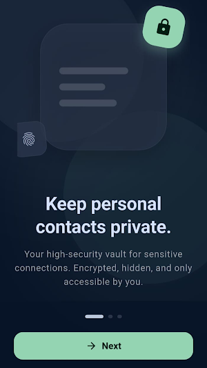 Secret Contacts Screenshot 1