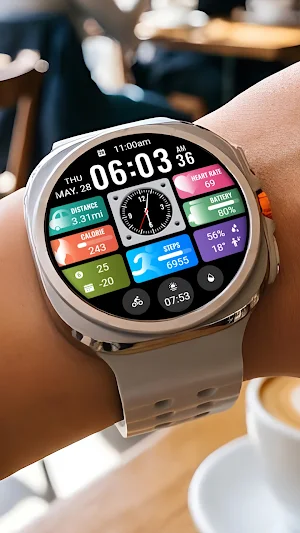 Small Clock Widget ZKin Watch Screenshot 0