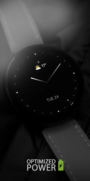 Minimal Black v20 Watch Face Screenshot 0