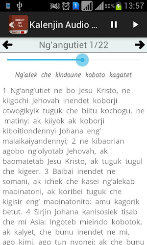 Kalenjin Audio Bible - NT Screenshot 3