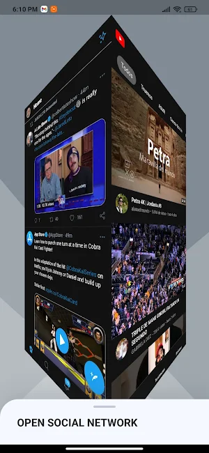 Social Networks All in One - 3D Media Cube Screenshot 1