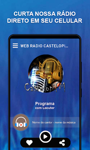 Web Rádio Castelopifm Screenshot 1