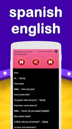 English Spanish translator & Learn Spanish free Screenshot 3