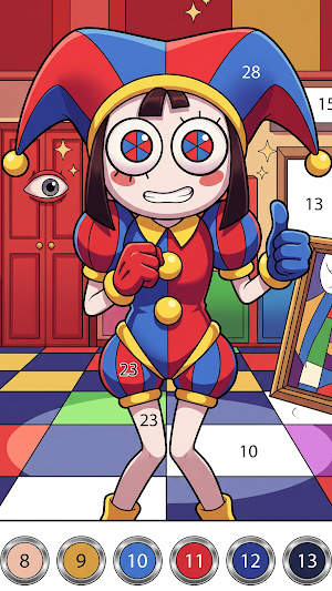 Digital Circus Color By Number Screenshot 3