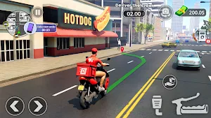 Urban Food Delivery Game Screenshot 0