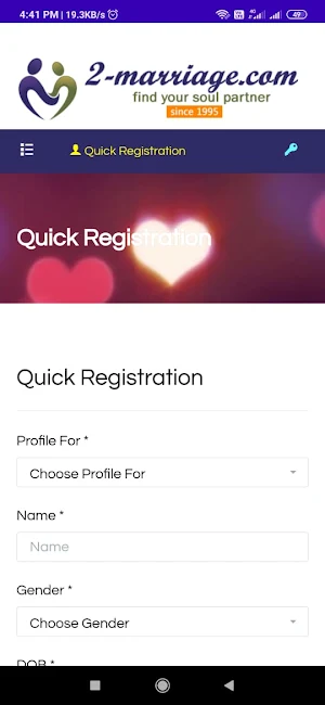 SecondMarriage.com Screenshot 1