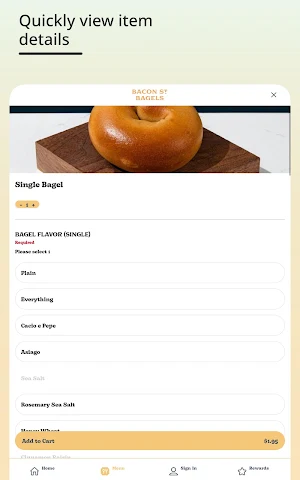 Bacon St. Bagels Screenshot 3