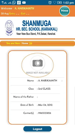 Shanmuga School Karaikal Screenshot 0