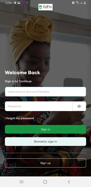 EDFIN MFB Mobile App Screenshot 1
