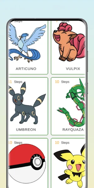 How to draw pokeman Screenshot 2